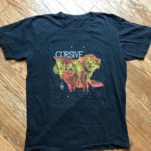 Cursive band tee